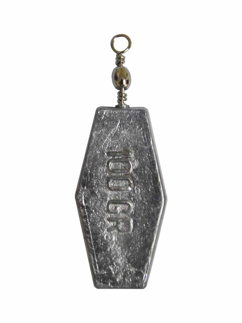 Flat sinker with swivel