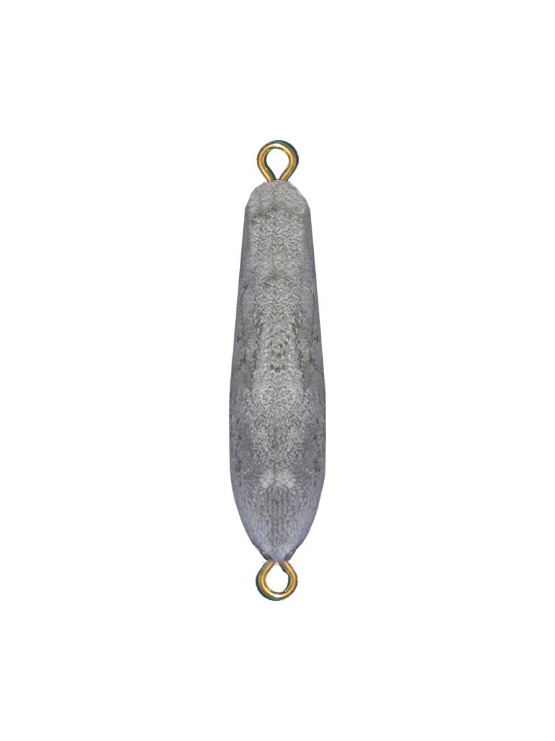 Dual Knot sinker (Brass Rings) - Ktistakis Fishing Sinkers - LEAD Recycling